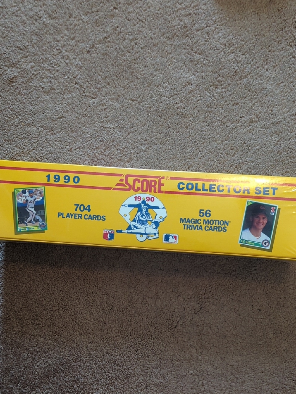 1990 Collector Set Baseball Cards - Yellow SEALED SCORE - Picture 5 of 5